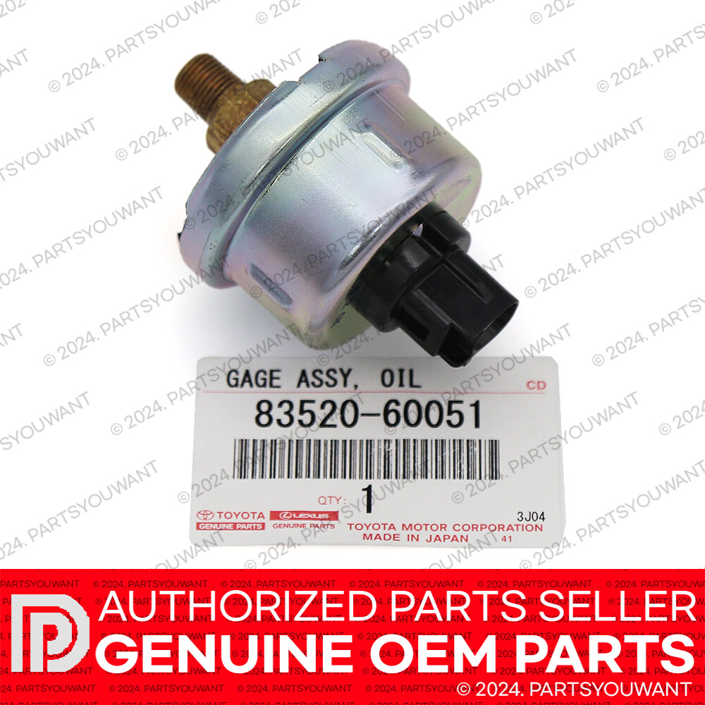 GENUINE Toyota Lexus OEM 8 Cyl Oil Pressure Gage Switch 83520-60051 / 8352060051
