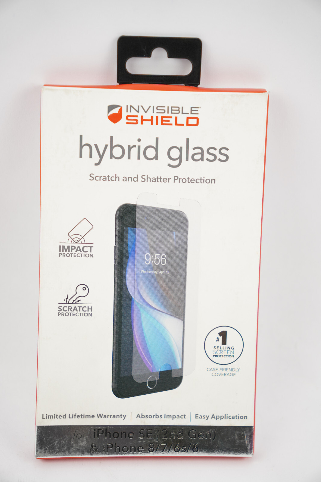 Zagg Invisible Shield Hybrid Glass Iphone SE 2nd Gen 6 6s 7 8 Screen Protector