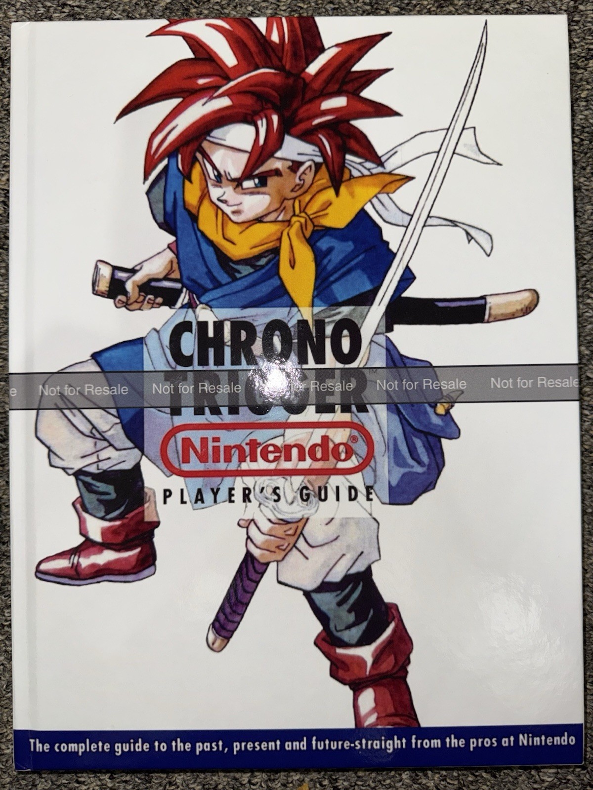 Chrono Trigger SNES Custom Super Nintendo Hardcover Strategy Guide