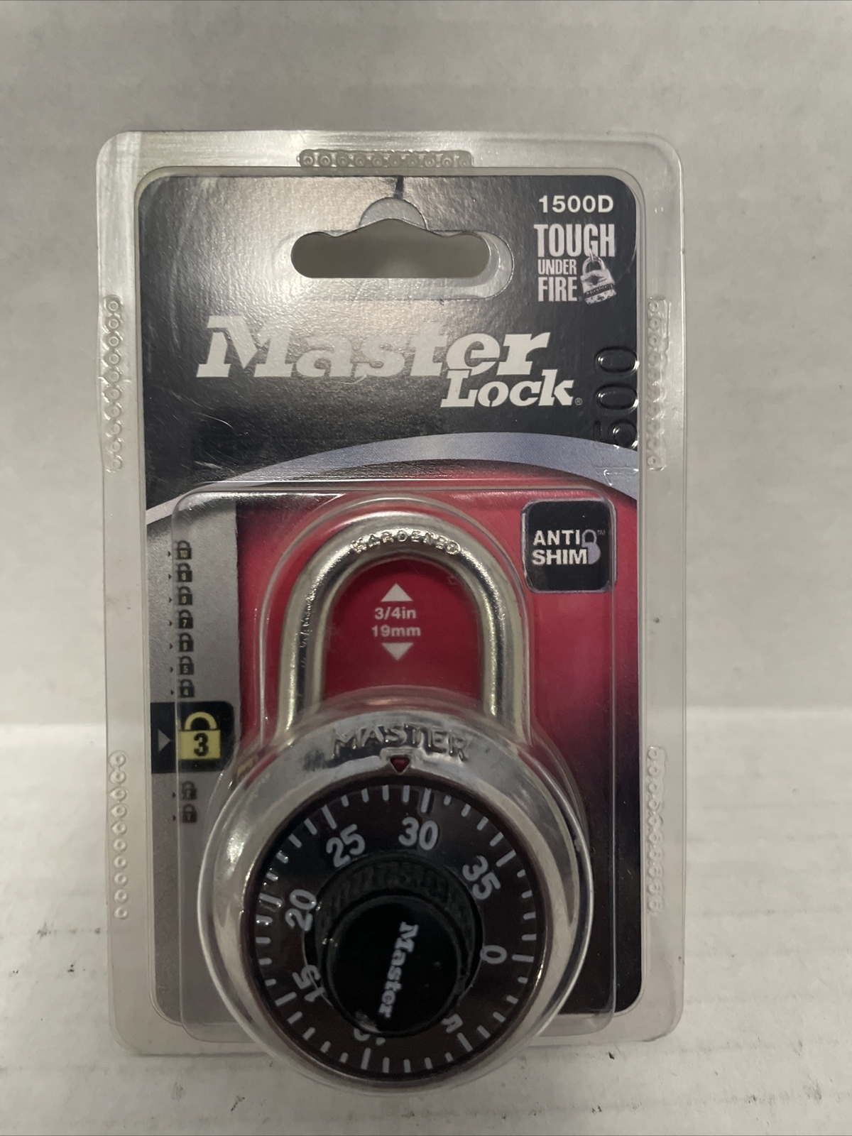 Master Lock Padlock 1500D Dial Keyless Combination Anti-Theft US Security
