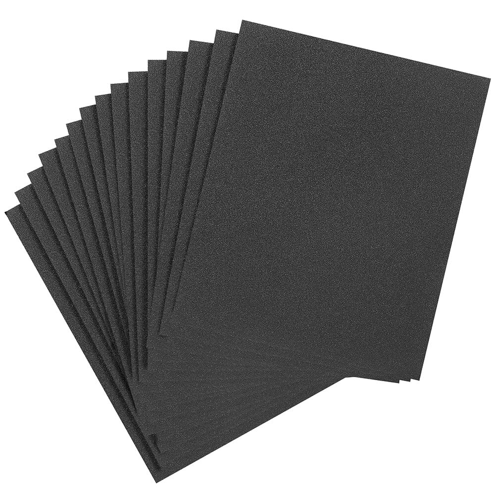 100Pcs 9 x 11" Wet Dry Sandpaper 120Grit Silicon Carbide Abrasive Sanding Sheets
