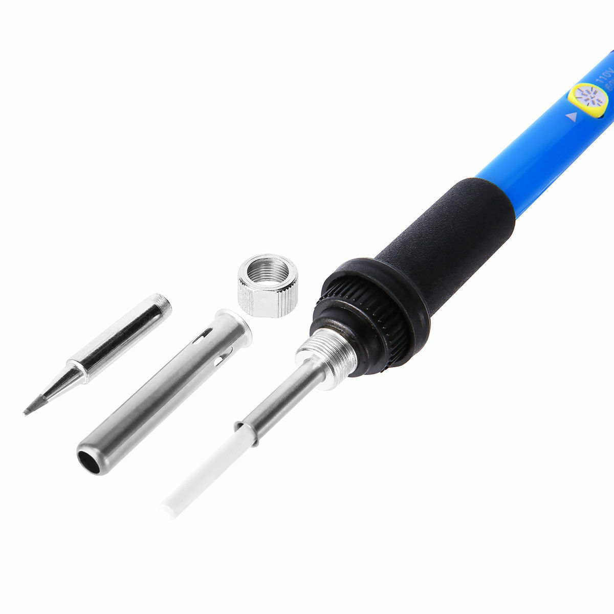 Soldering Iron Kit,60W Adjustable Temperature Welding Tool Solder Gun Wire Tips