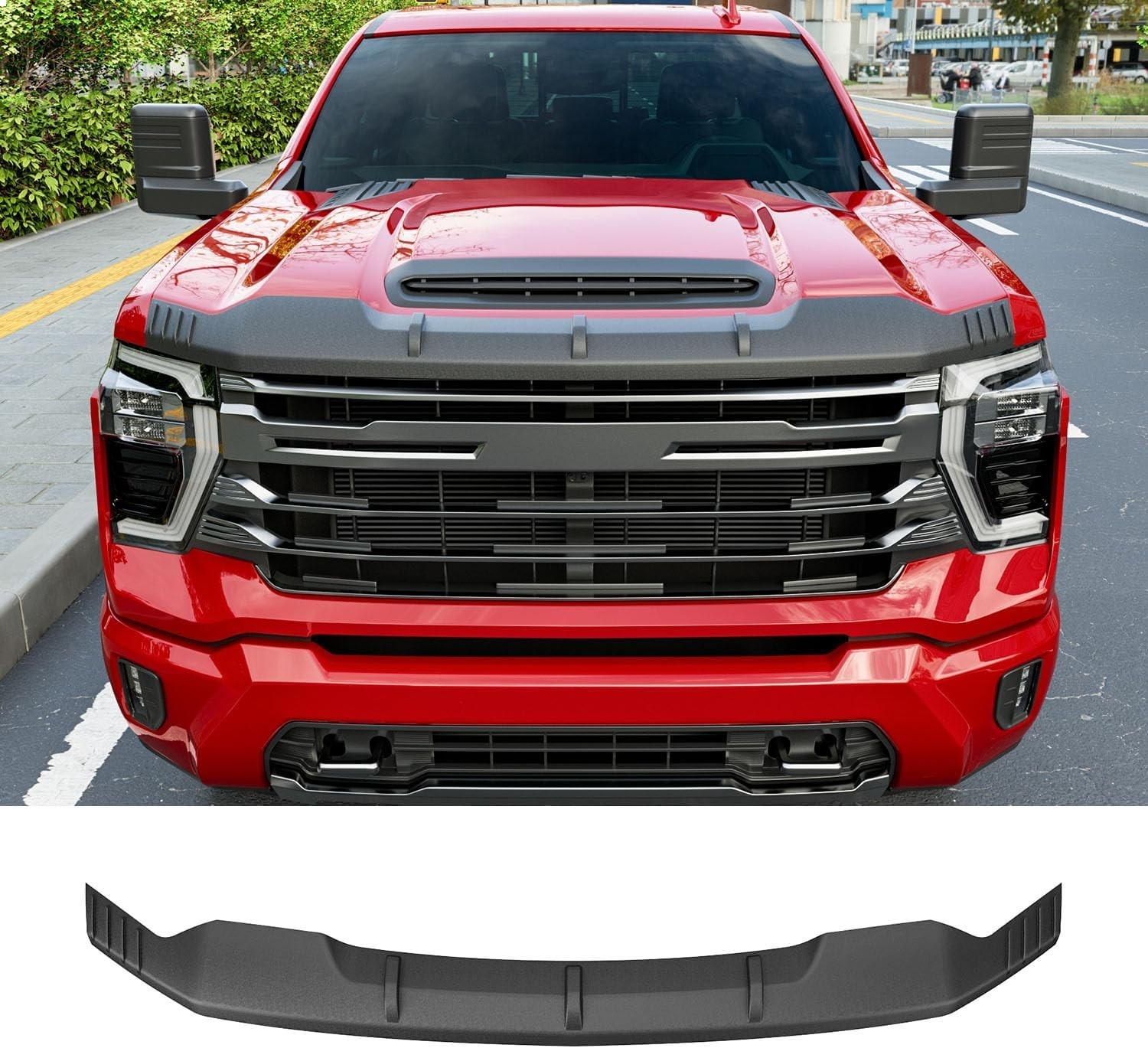 For 2020-2026 Chevy Silverado 2500HD 3500HD Hood Protector Shield Hood Deflector