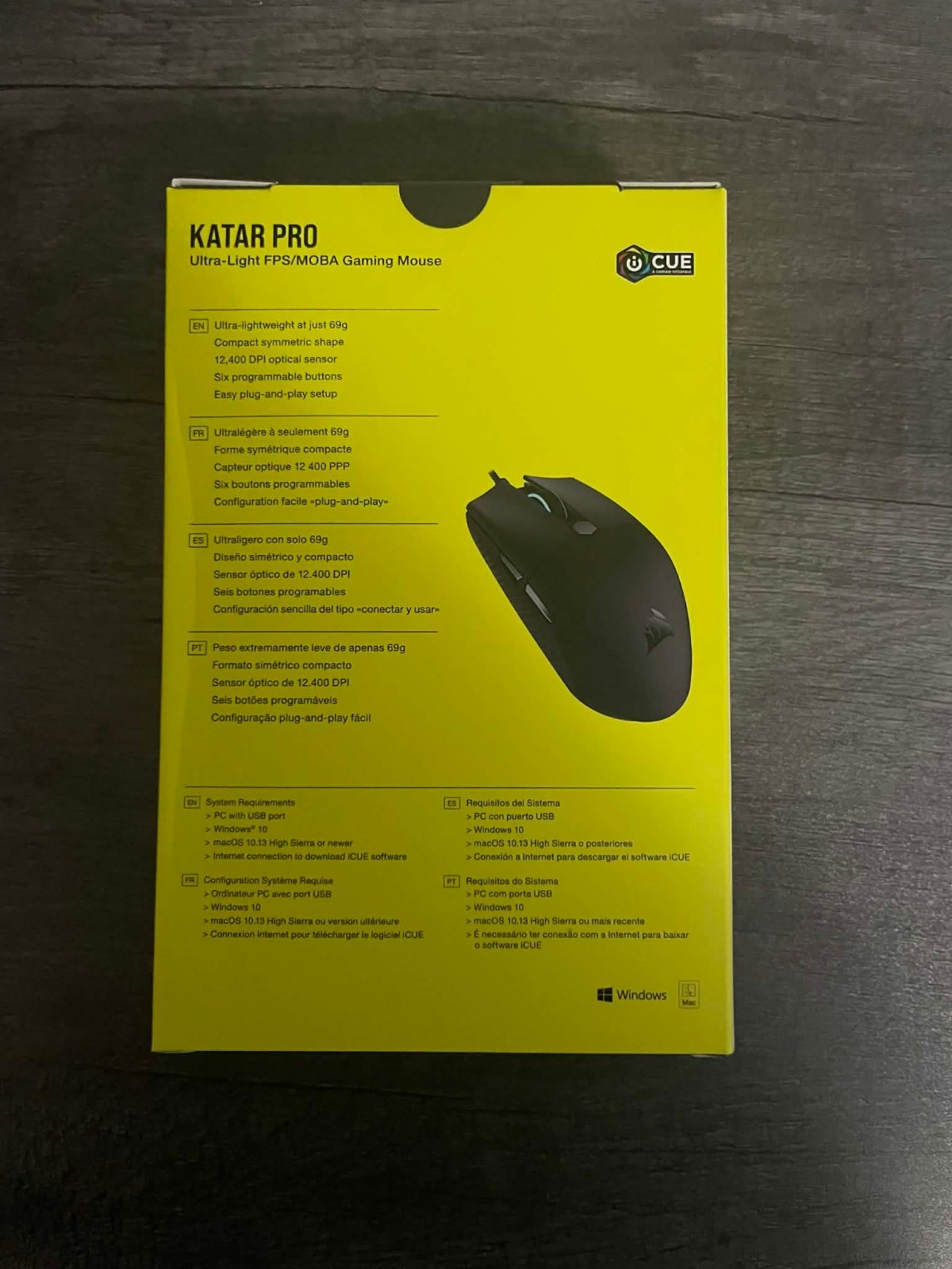 Corsair Katar PRO Ultra-Light Gaming Mouse - Sealed