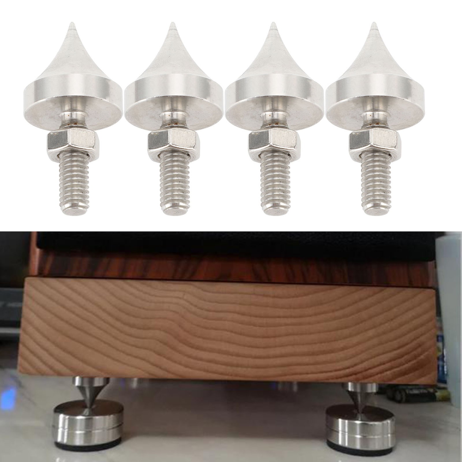 HiFi Speaker Spike Shockproof Isolation Feet For Amplifiers