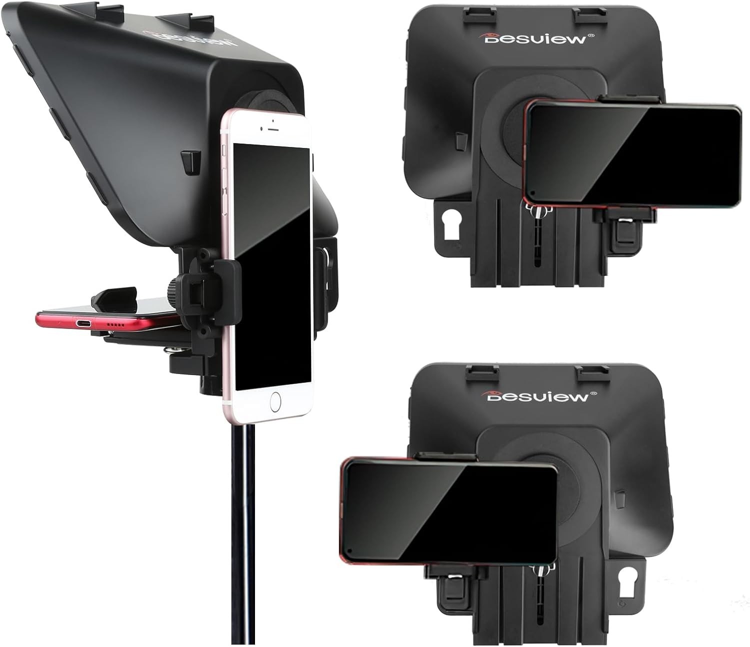 Teleprompter Teleprompter with Remote Control Work with iPad/Tablet/Smartphon...