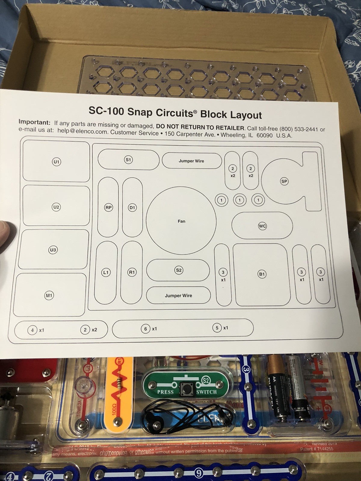 Snap Circuits Juniors Electronics Skill Builder Create 100 Projects Elenco