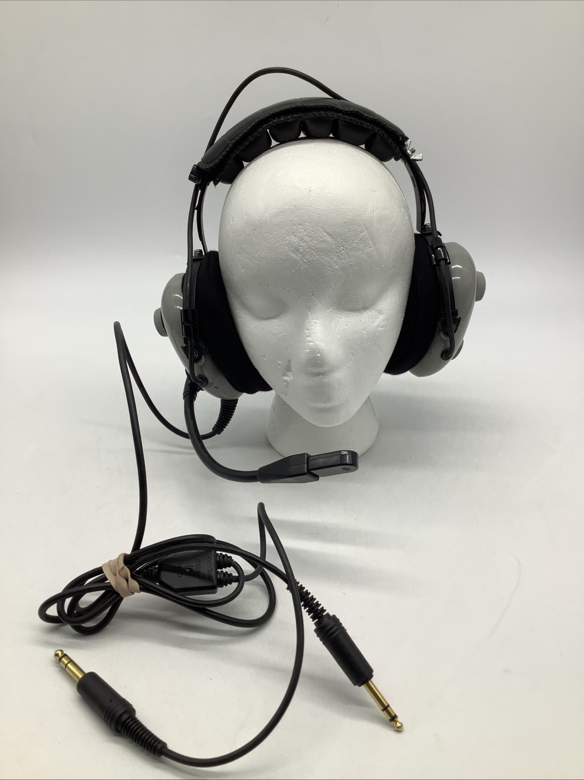 Avcomm Richmor Aviation Pilot Headset Headphones