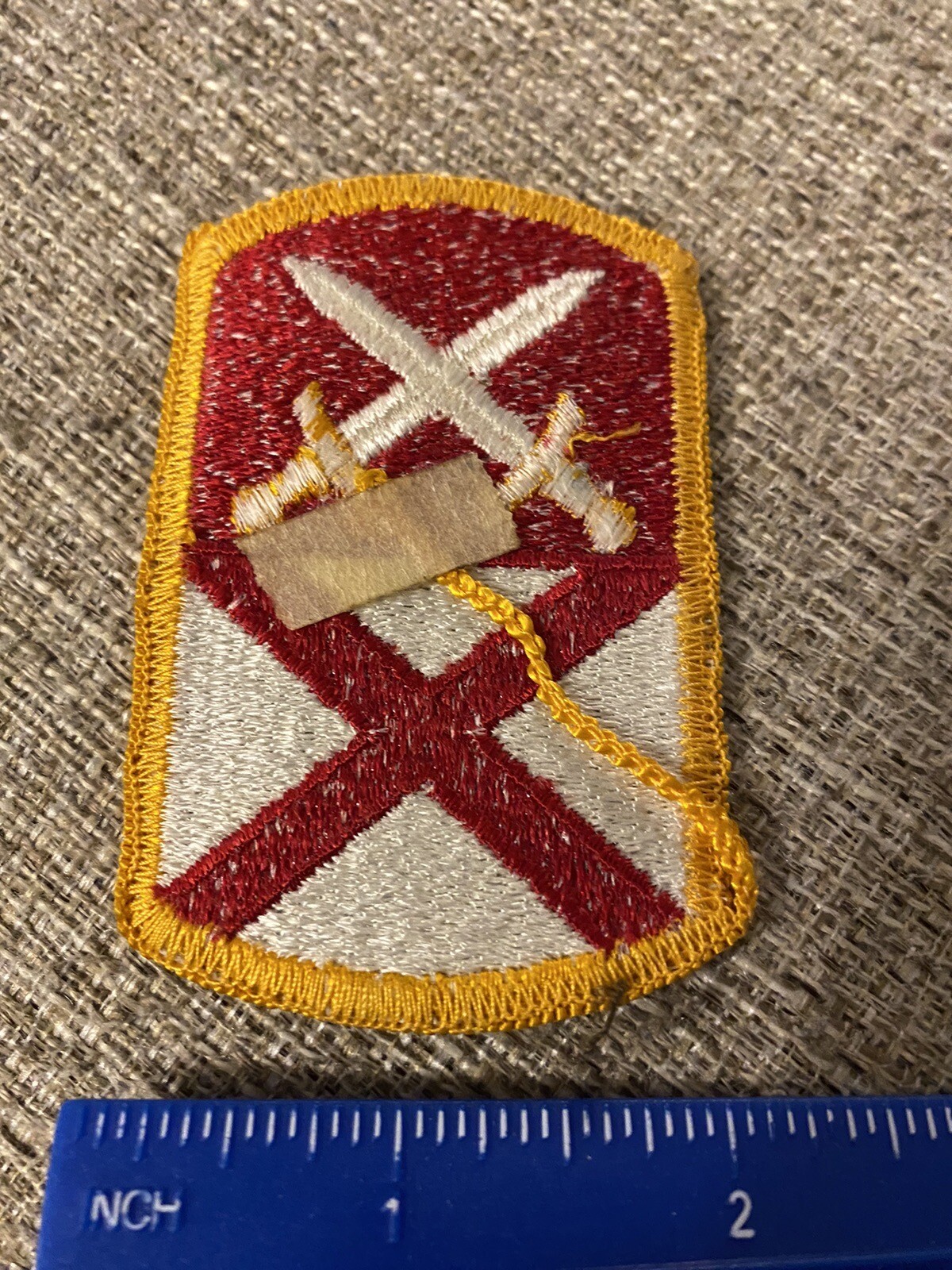 US Army 167th Support Command Patch Full Color Patch Sustainment INV5559