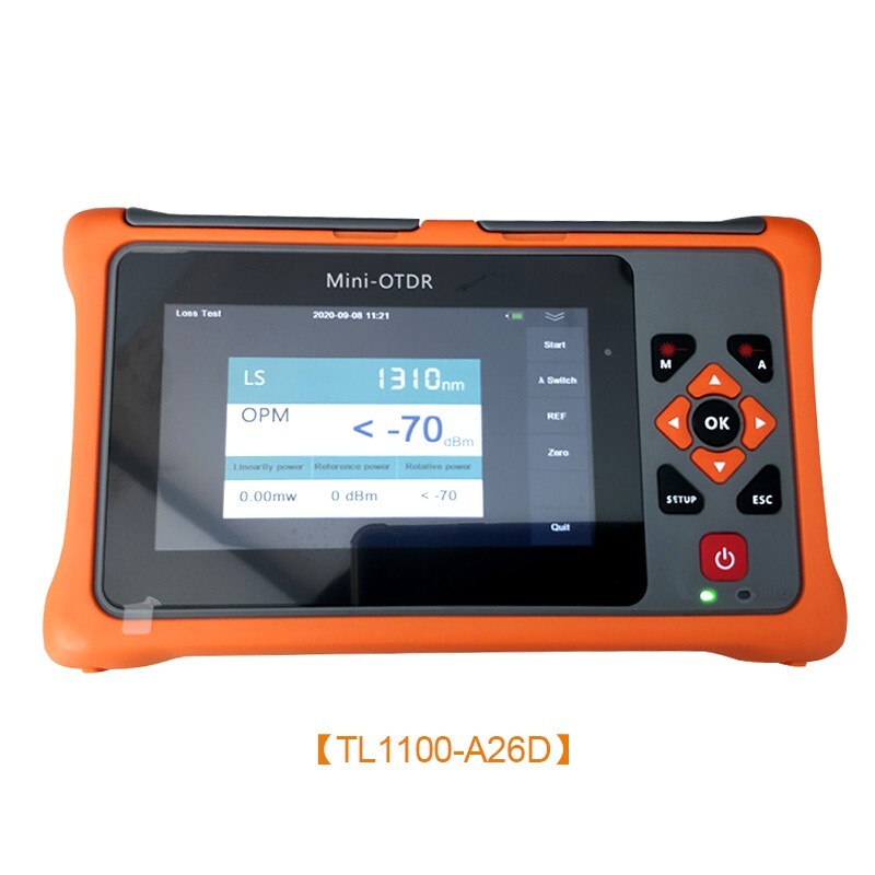 TL1100-A26D 1310/1550NM 26/24DB OTDR Tester Optical Time Domain Reflectometer ot