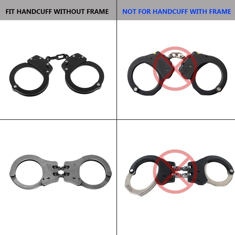 Upgrade Polymer Handcuff Case for Most Chain or Hinged Cuffs,Fits ASP, Quick ...