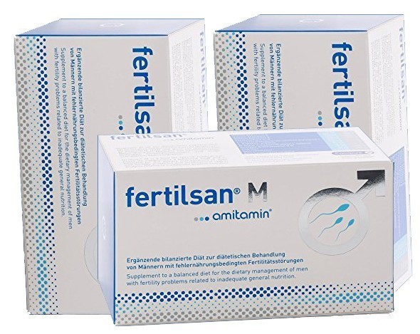 Amitamin FERTILSAN M Fertility Supplement for Men 270 Capsules 90 Days
