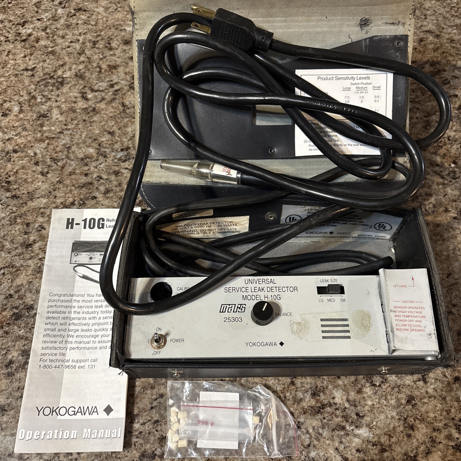 Yokogawa Mars 25303, Model H-10G Universal Leak Detector, Read Description