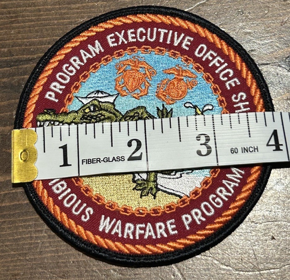 Program Executive Office (PEO) Ships Amphibious Warfare Program Patch 4x4