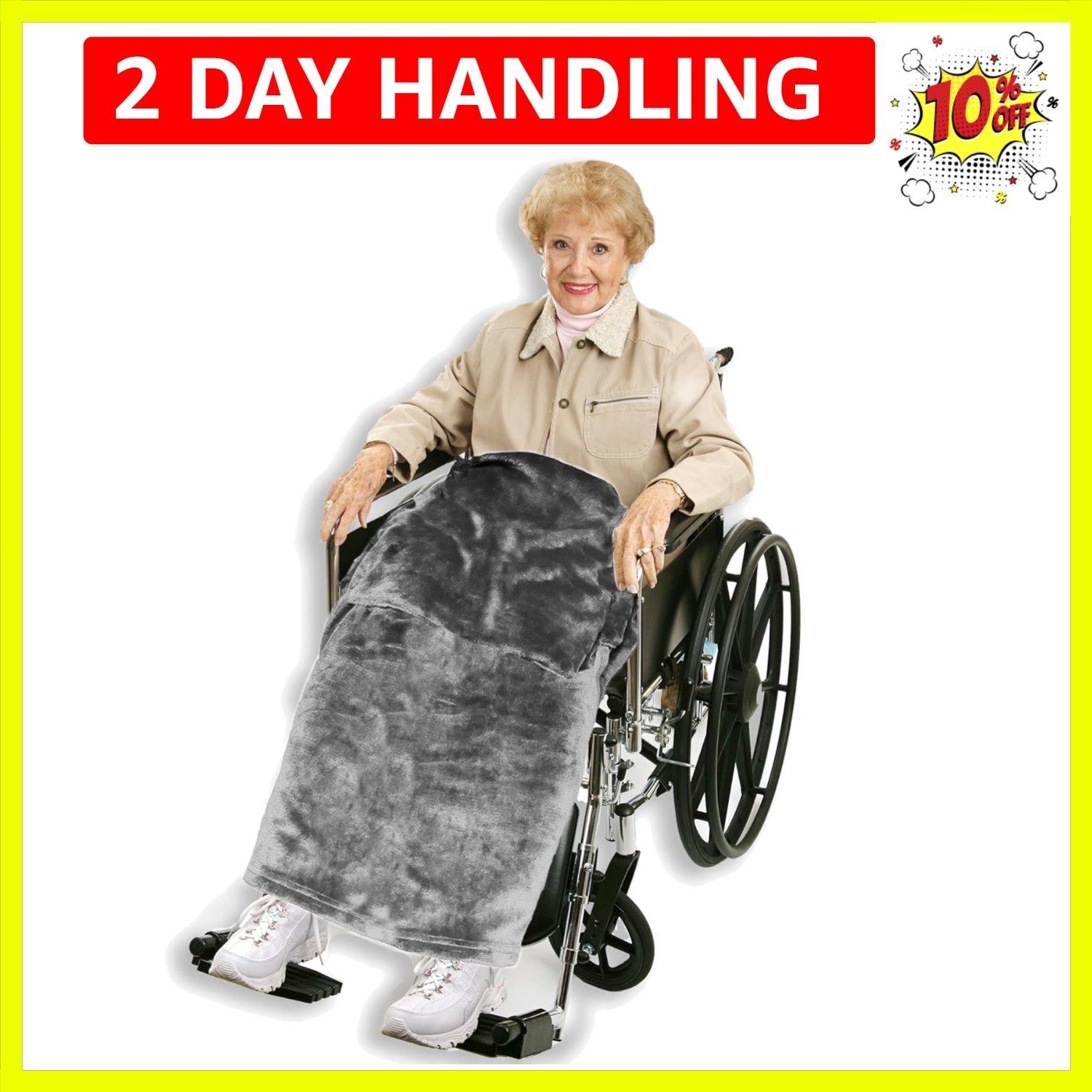 Wheelchair Blanket Charcoal