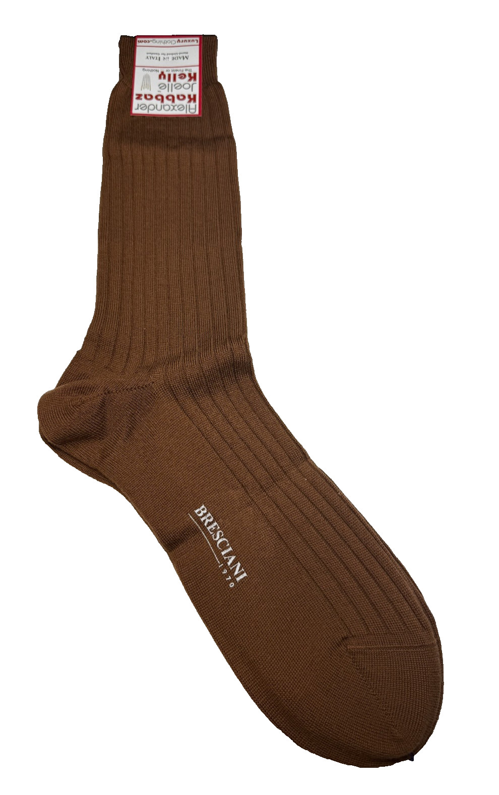 Bresciani 1970/ Alexander Joelle  Italian Luxury 100% Lana Wool Mens Socks NWT