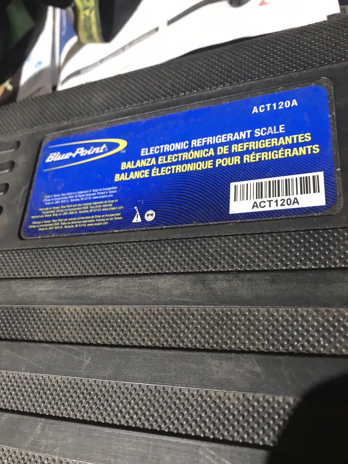 Blue Point Portable Electronic Refrigerant Scale ACT120A