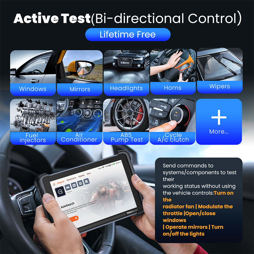 Thinkcar Thinkscan 689BT Full Systems Diagnostic Tool CANFD & DOIP Free Update
