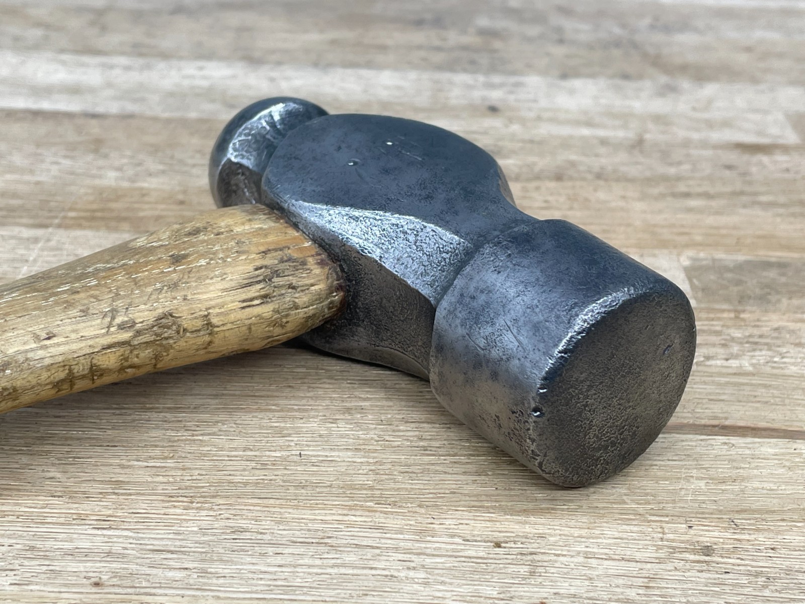 Vintage STANLEY 1-1/2lb Ball Pein Hammer Engineer Blacksmith Tool