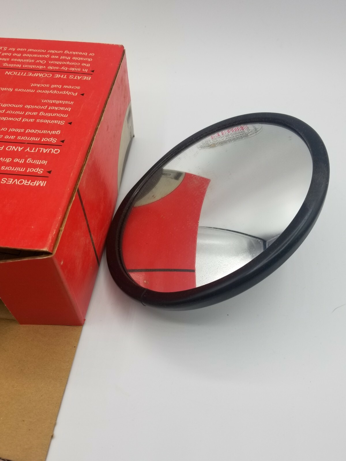 Velvac Stainless Steel Convex Spot Mirror Silver
