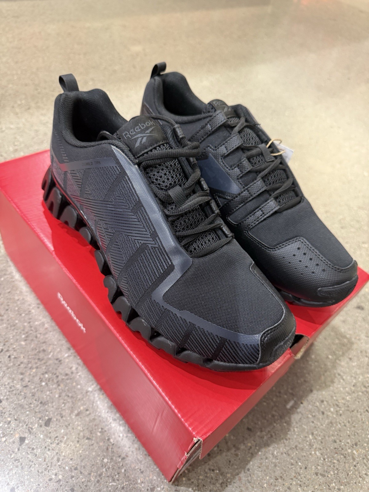 Reebok ZigTech Zigwild Tr 6 Men Black Running Trail Shoe Size 12 10001314