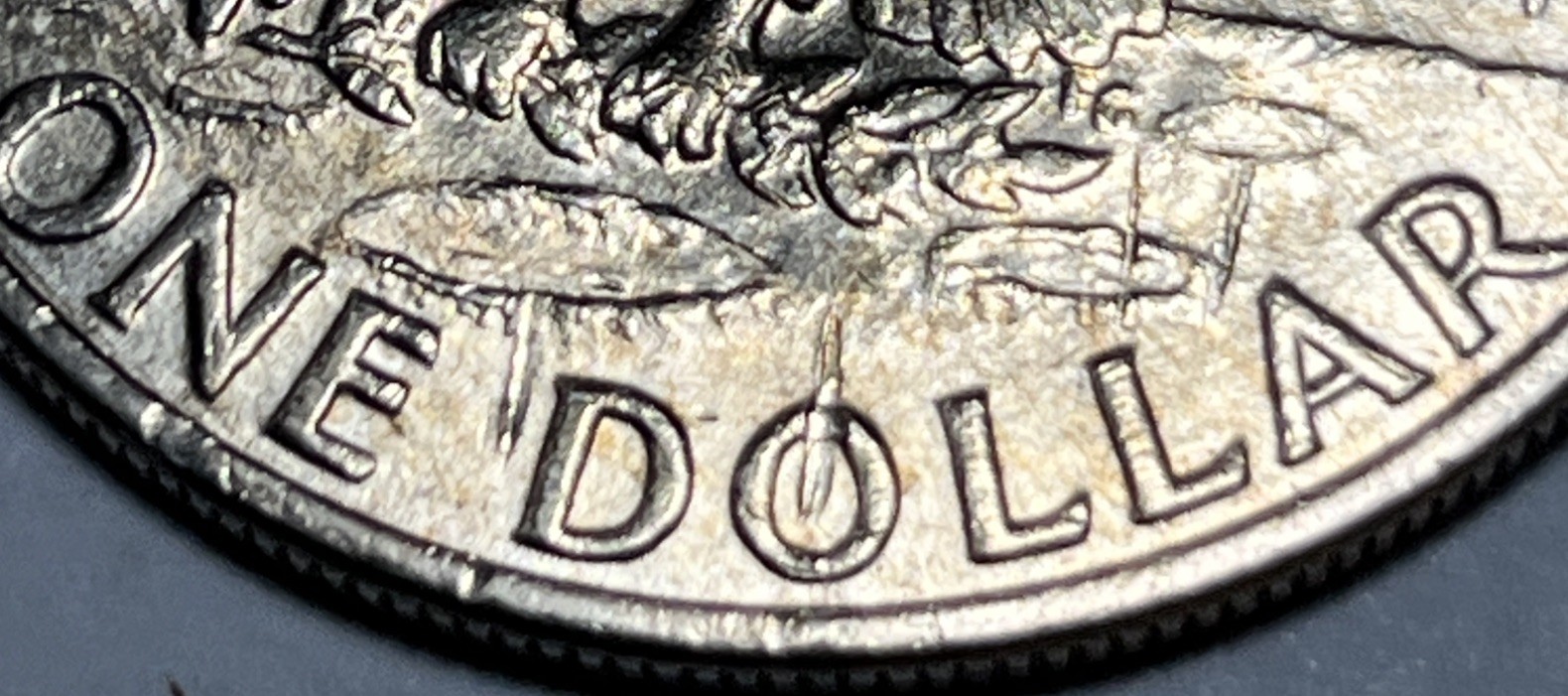 1971 D Eisenhower Dollar Errors Strike Through Grease Die Cracks Many Errors