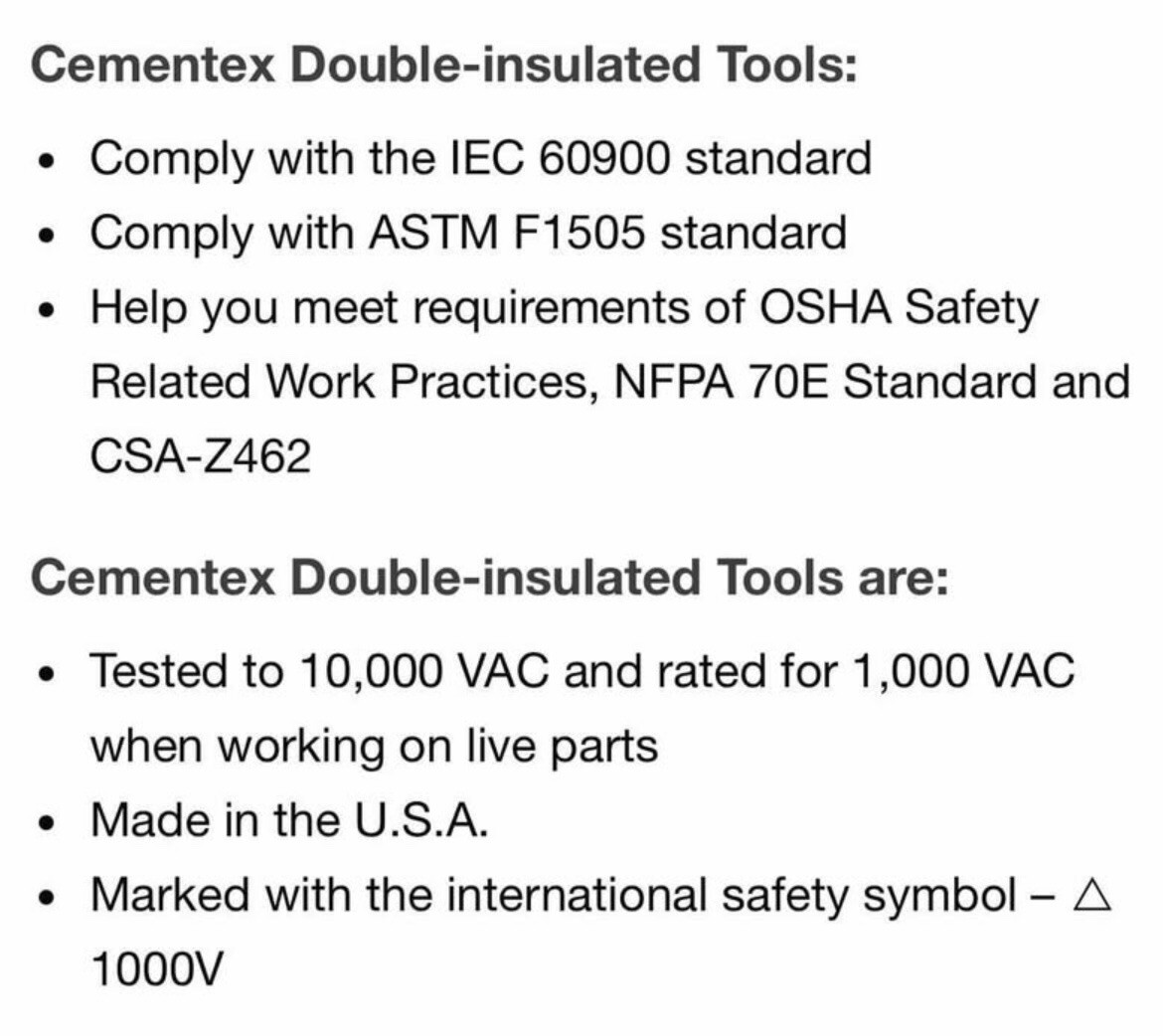 Cementex Electricians 30 Piece Tool Set (ITS-30B)