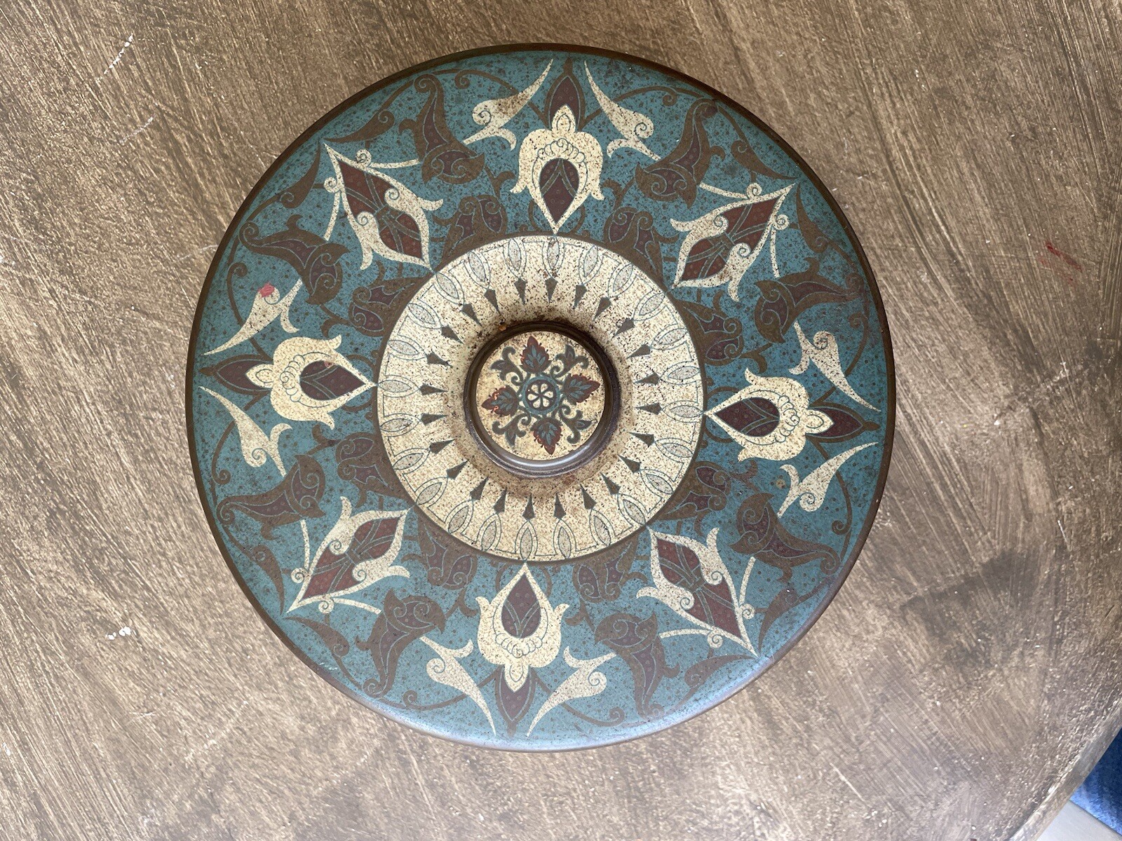 Vintage Metal Bisquit Tin