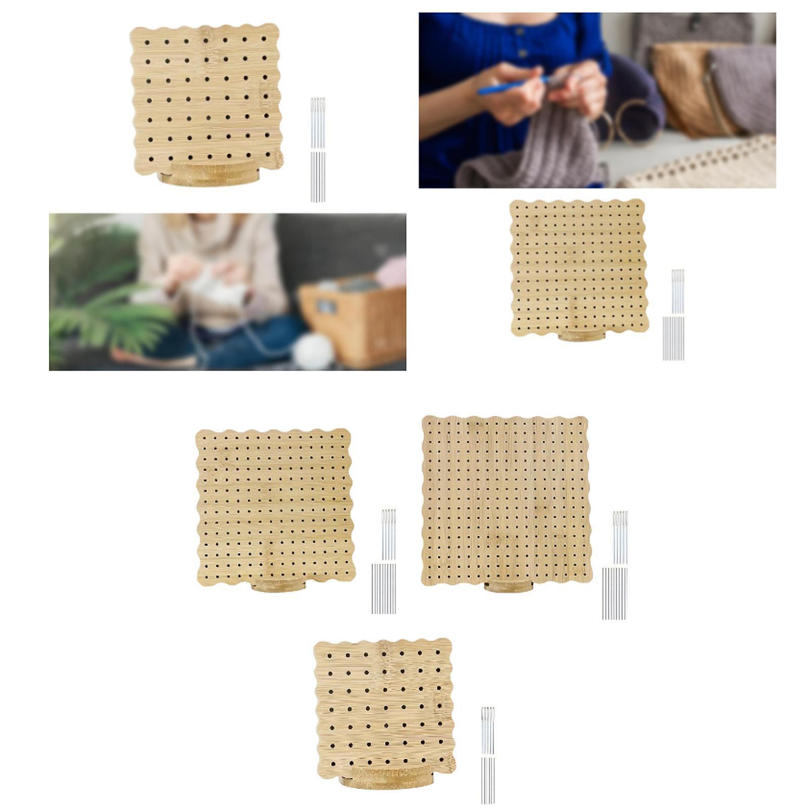 Crochet Blocking Board Hole Board Includes Rod Pins, Stand