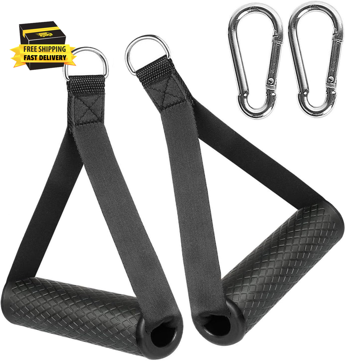 Exercise Handle Workout Handle Heavy Duty Grip Resistance Bands Handles Webbing