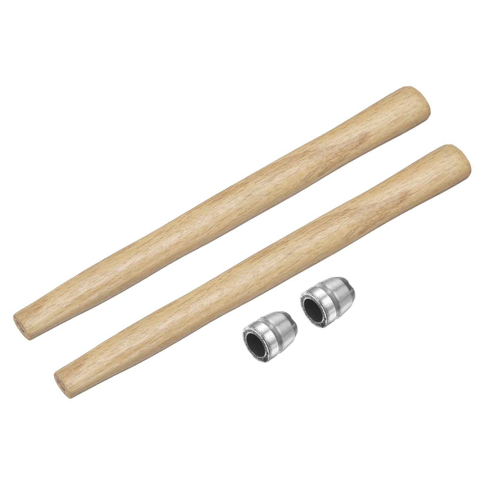2pcs Wood Sledge Hammer Handle 10" Hammer Wooden Replacement Handles for 0.2Lb