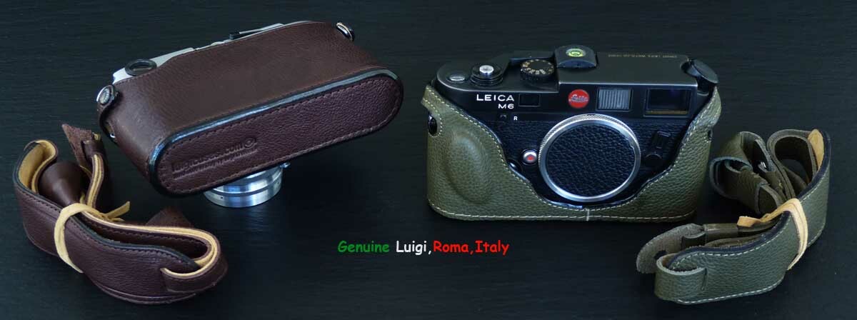LUIGI NEW BASIC PLUS CASE,BUMP MODEL+STRAP for LEICA M6-MP-M2-M3-M4-M7,M-A,DHL