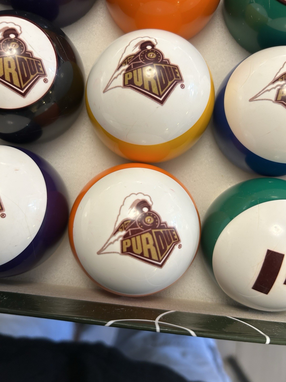 Purdue Boilermaker Pool Ball 13 Ball