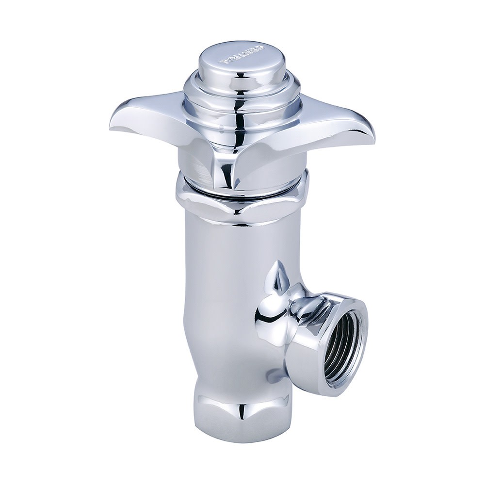 Central Brass 0333-1/2 Chrome Self-Close Angle Stop