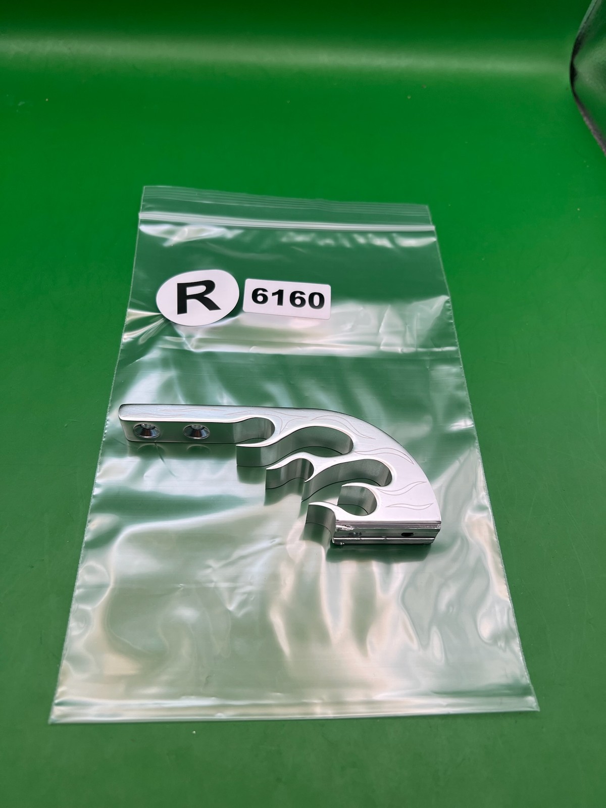 Flame Drop Forward Silver