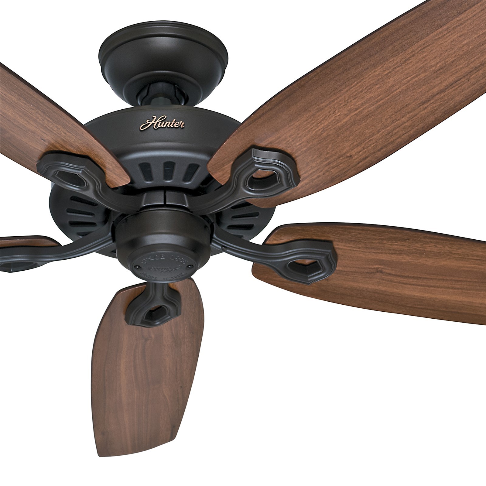 Hunter Fan 52 inch in New Bronze Indoor Ceiling Fan with Pull Chain and No Light