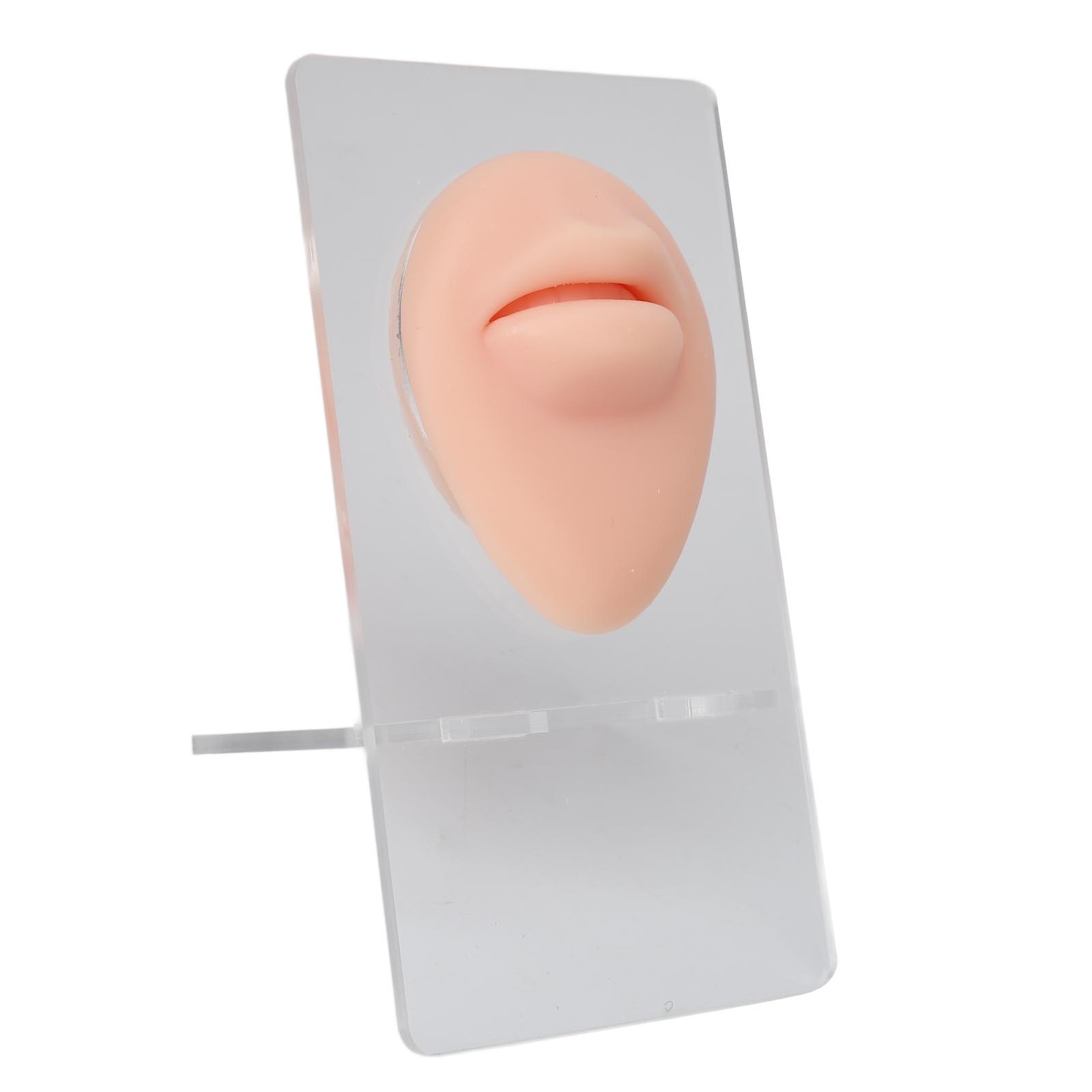 Silicone Lips Model 3D High Simulation Lifelike Elastic Lip Piercing Tattoo