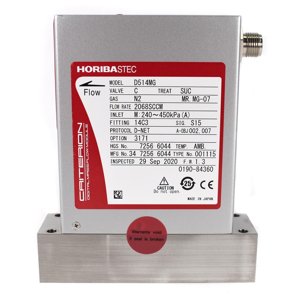 Horiba Stec D514MG Criterion Digital MFC Mass Flow Controller Ar 1000SCCM 1SLM
