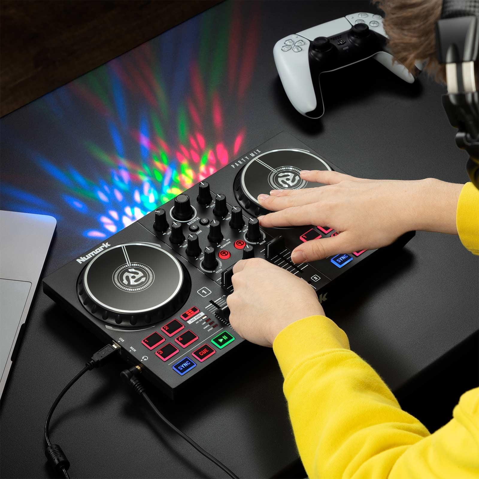 Numark Party Mix Partymix II Controller w/ Built In Light Show + Carry Case