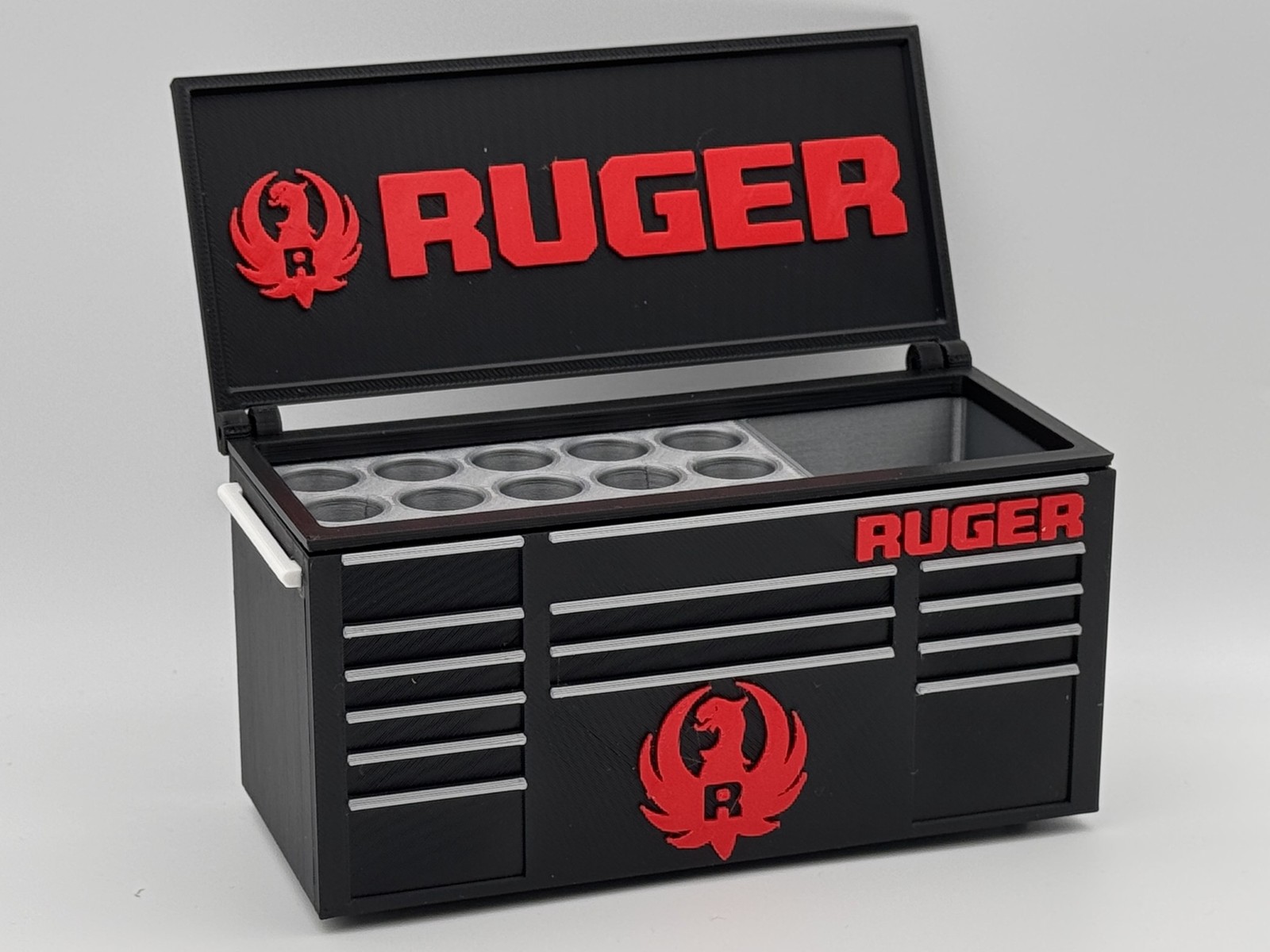Ruger Desk Toolbox Pen Holder 3D Printed Pencil Cup Desk Organizer Office Gift