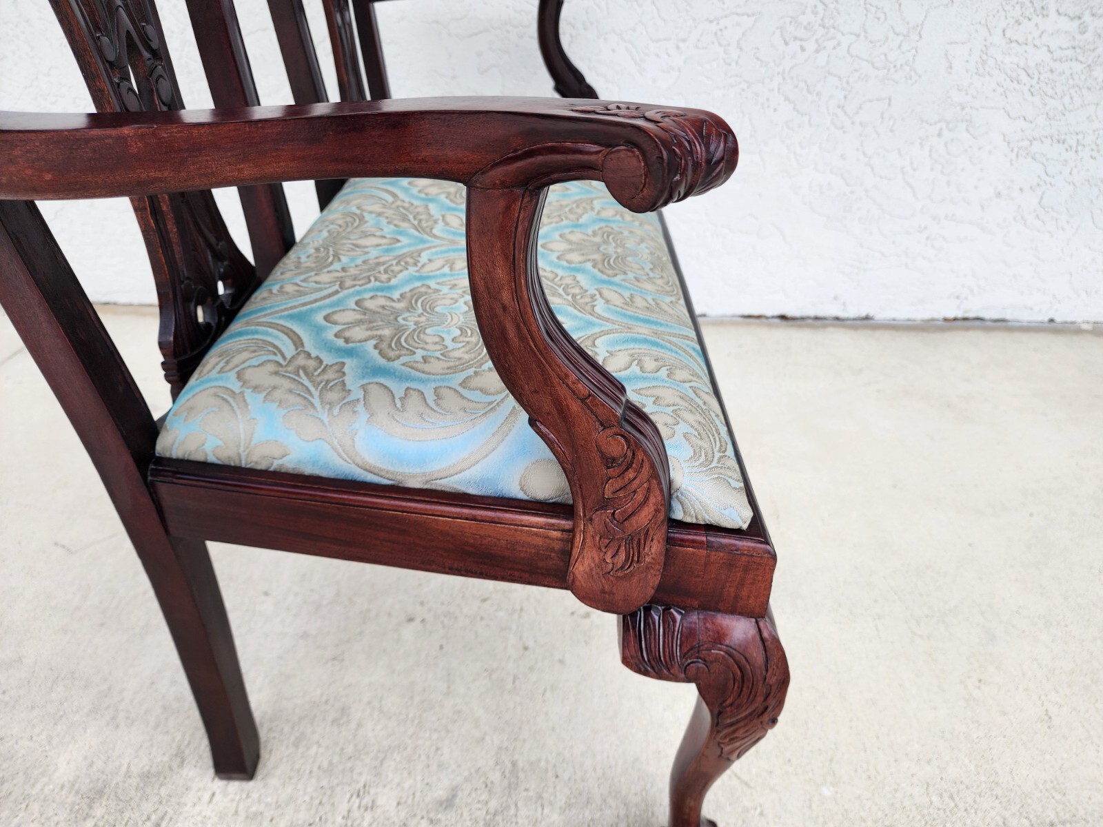 Chippendale Bench Settee Vintage