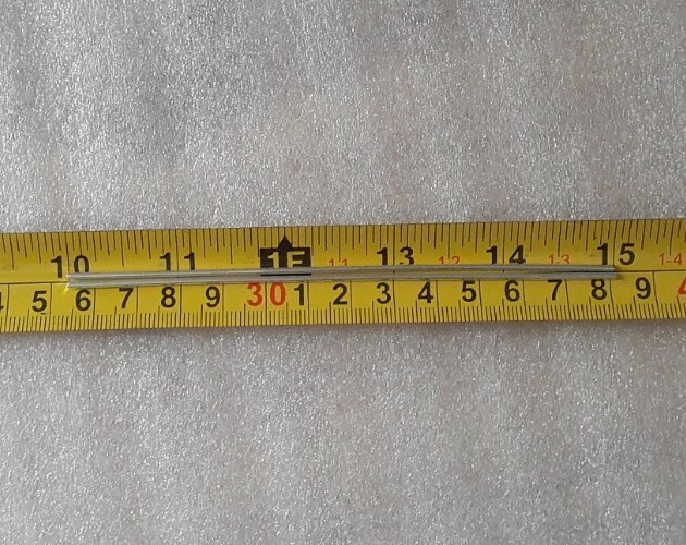 99.99% Pure Silver Wire Rods, (2) 5" 14 Gauge For making Colloidal Silver