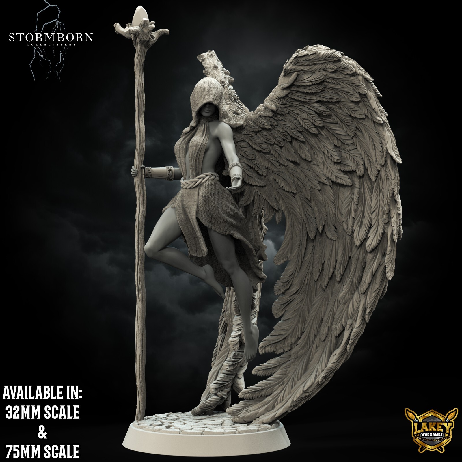 Althea Angel Of Mending - Stormborn Collectibles | DND | 3D Printed Miniature |