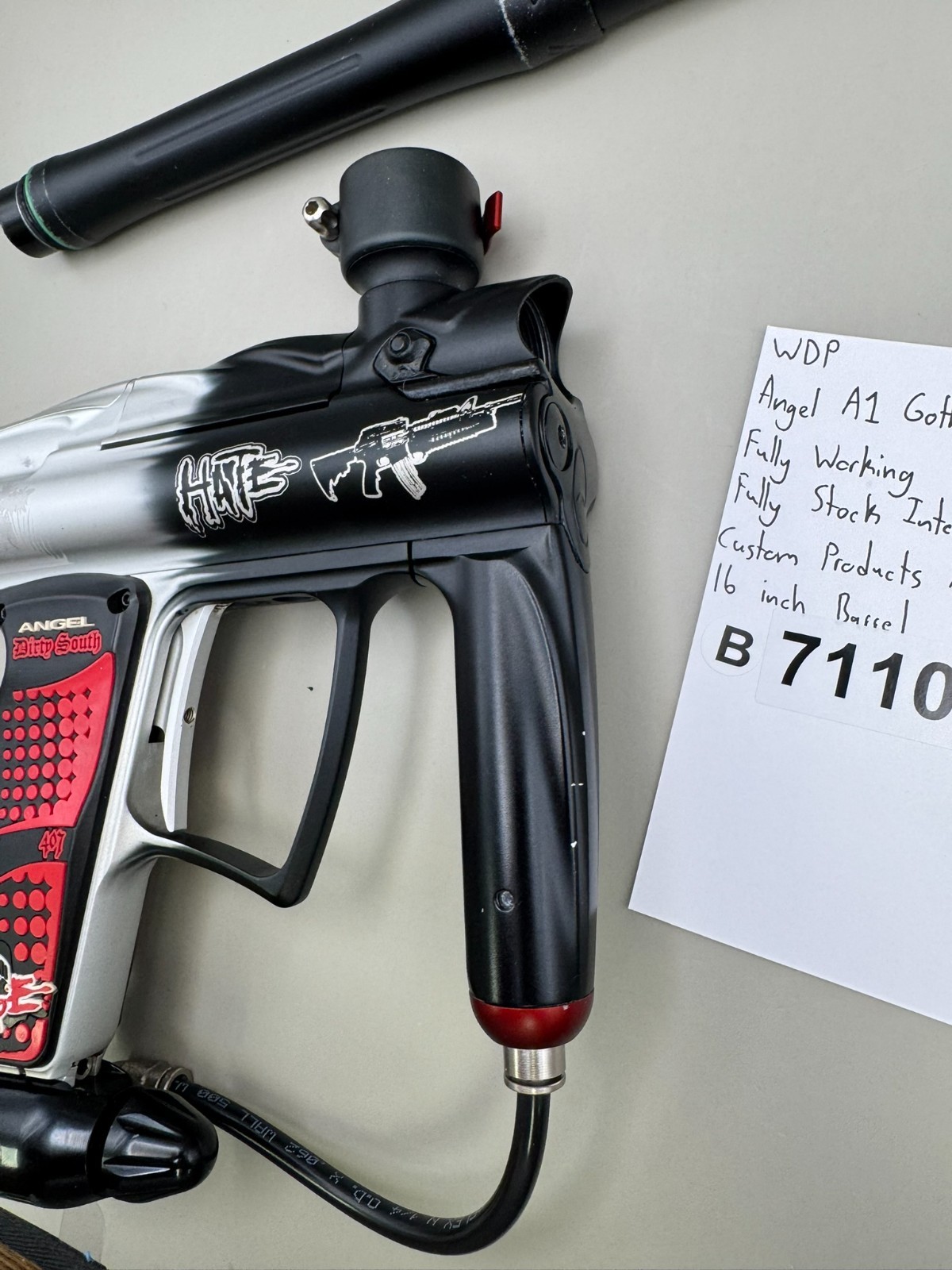 WDP Angel A1 Gothic - Miami Rage Paintball Marker Fully Working