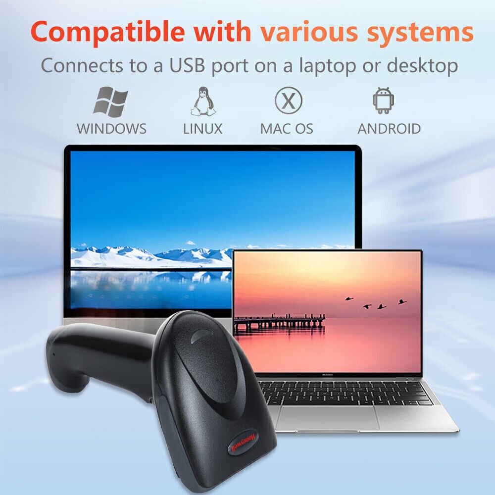 Honeywell Barcode Scanner Hyperion 1300G 1D Code USB Wired Scanner Reader