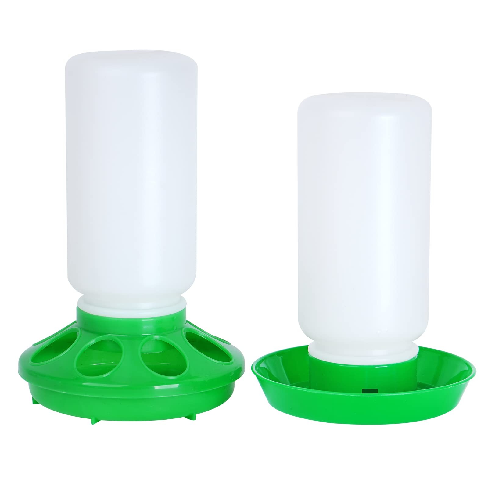 Chicken Feeder and Waterer Set no Waste Chick Feeder and Waterer Kit 1L Chick...