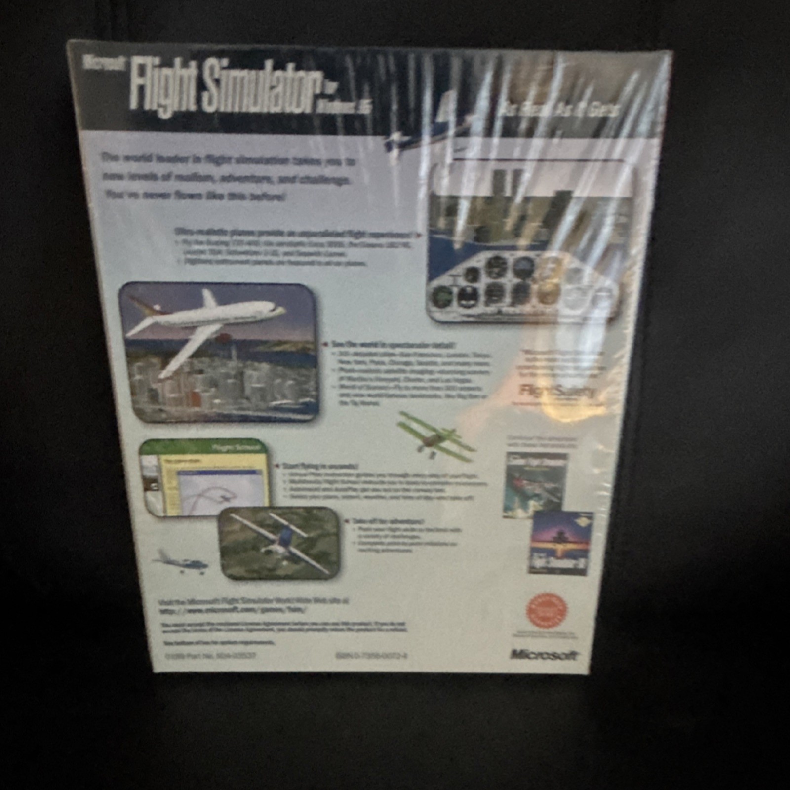 Microsoft Flight Simulator CD English Windows 95 98 Flight Simulation