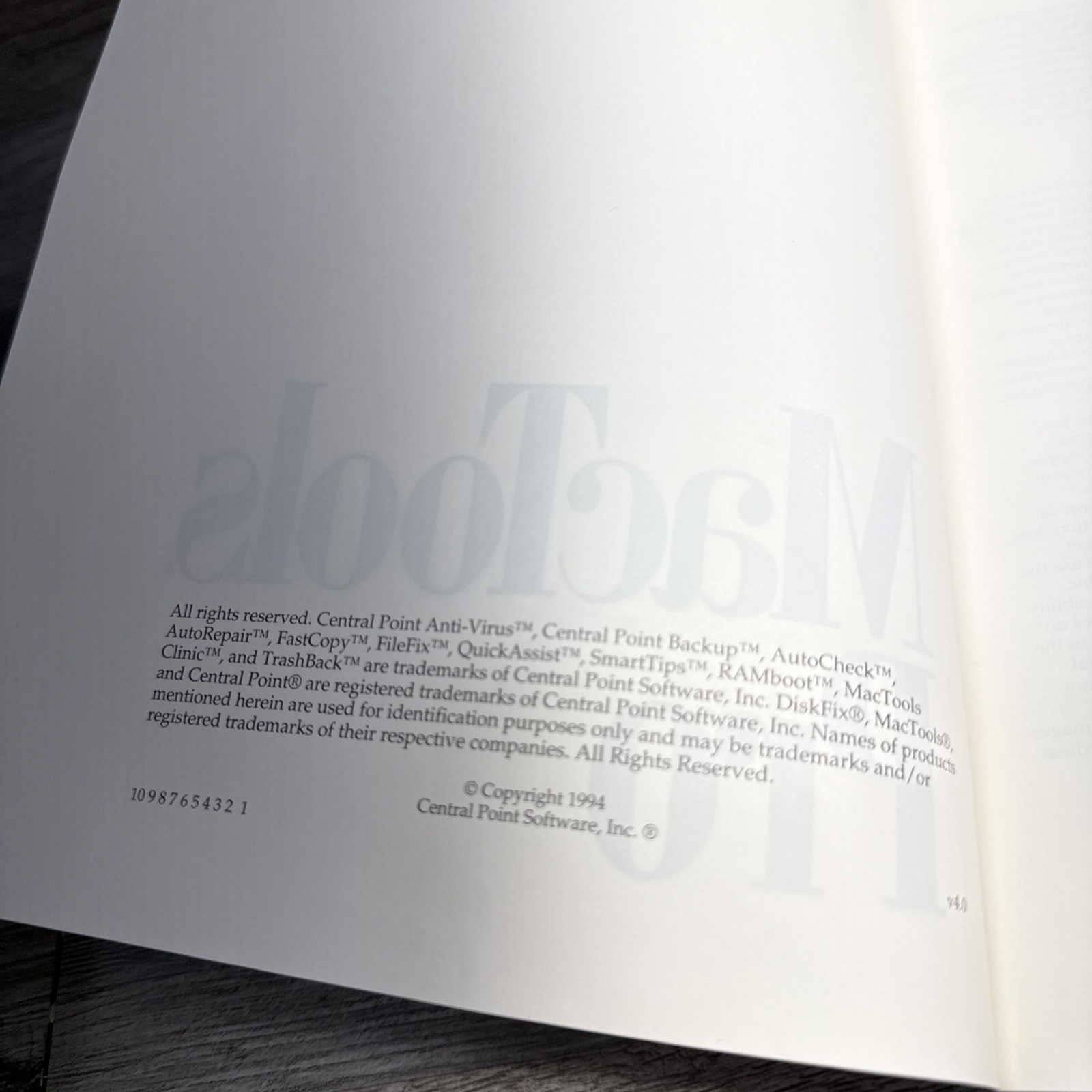 MacTools Pro Version 4 By Central Point Sealed Floppy Disks