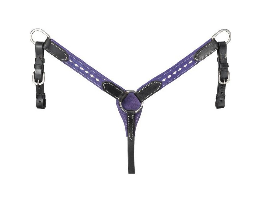 King Series Breast Collar Buckstitch Adjustable Miniature 41-1005MN