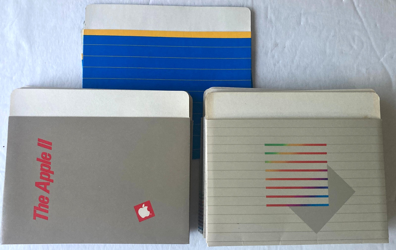 Apple II   e 2c Computer 5.25" Floppy Disk Diskette sleeve envelopes Vintage